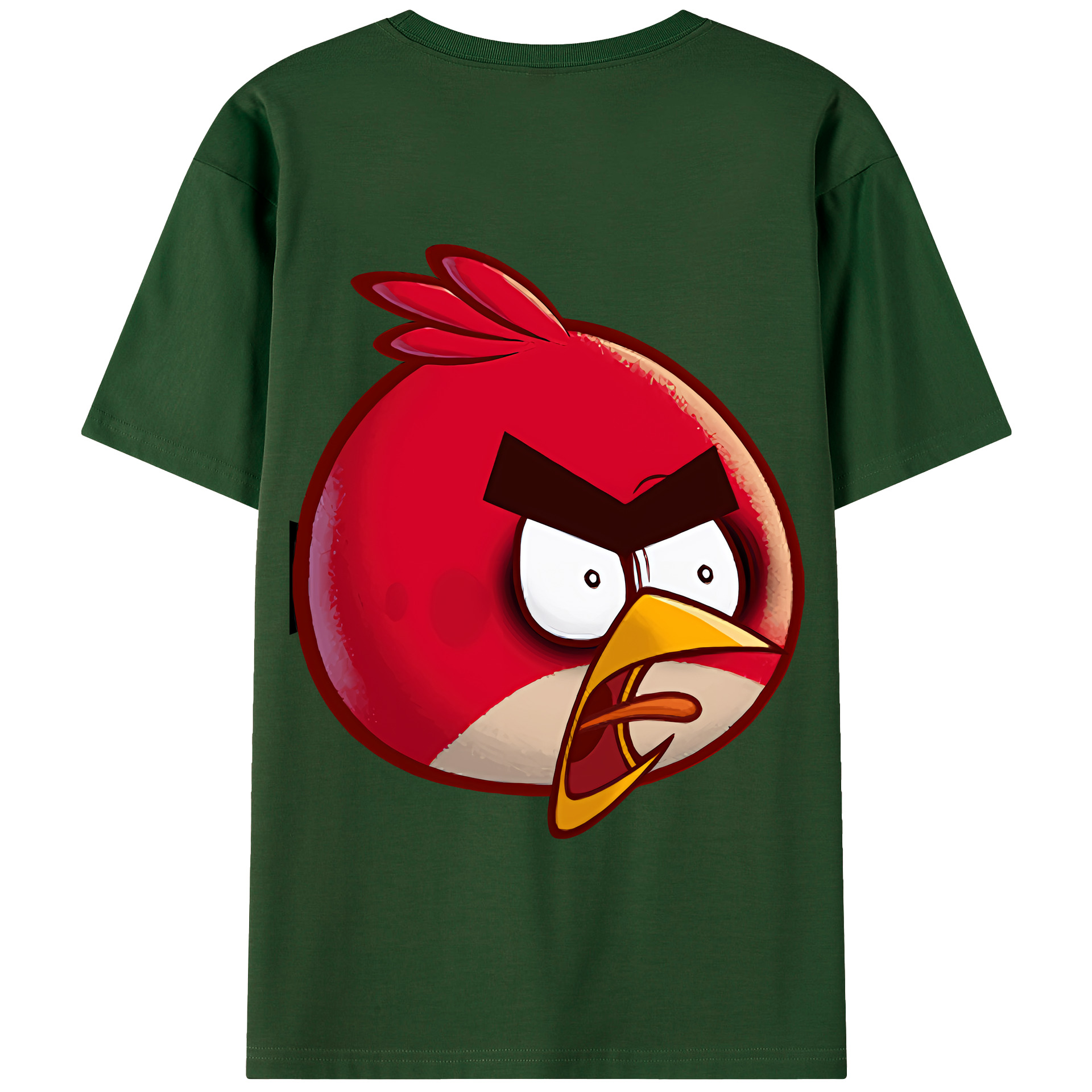 （画像用） Angry Birds アングリーバード 綿100％半袖Tシャツ（背面プリント）